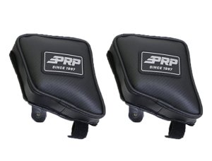 Polaris RZR Turbo Knee Pads - Driver and Passenger Side - PRP Seats - With Door Speakers - Black - `14-`23